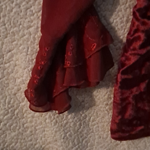 Sexy blood red corset top - Picture 7 of 10